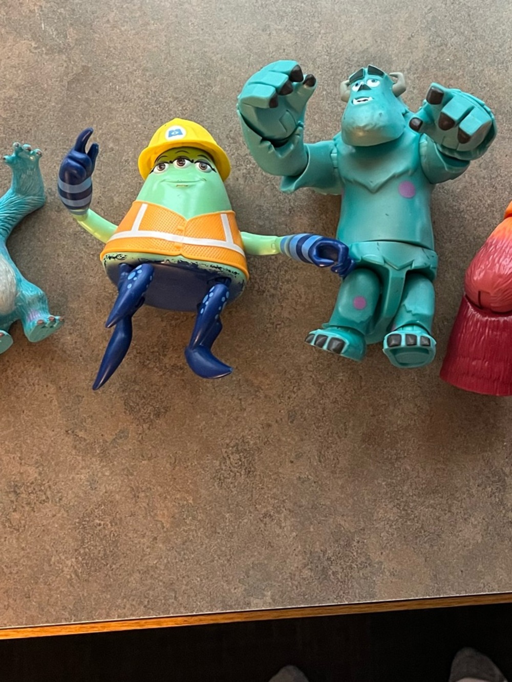Monsters Inc. Sulley & Friends Teal Action Figure Set - Kids Toys